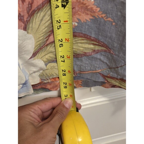 Reyn Spooner Hawaiian Shirt Men's Large Floral colorful vintage USA MADE - Picture 8 of 9